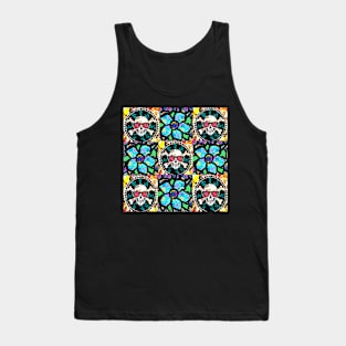 flowers and skulls 23 Tank Top